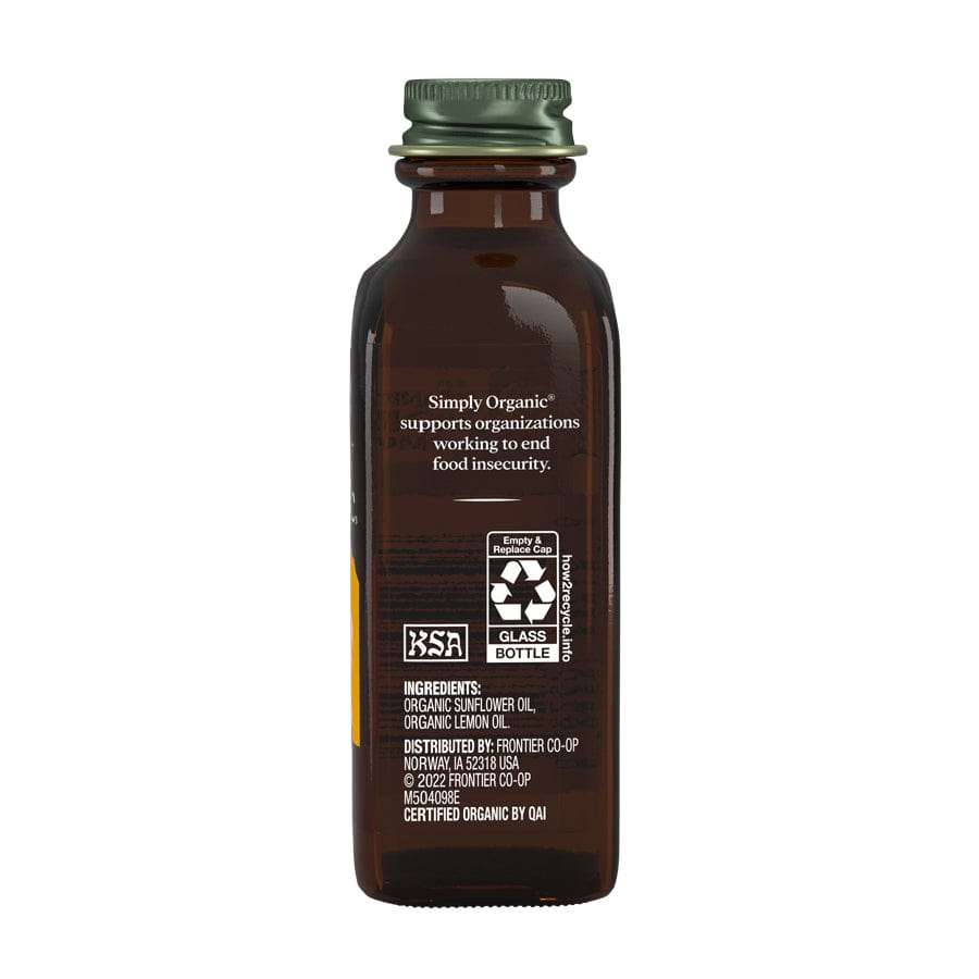 Simply Organic Lemon Flavor 2 oz - Spices