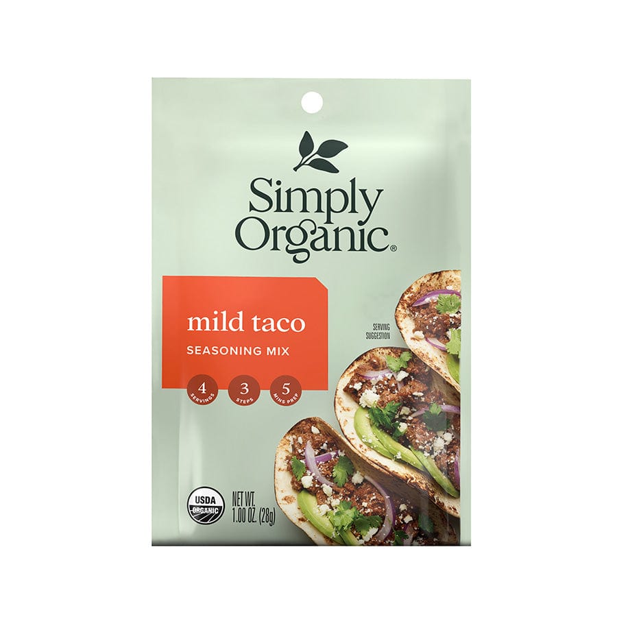 Simply Organic Mild Taco Seasoning Mix - Spices