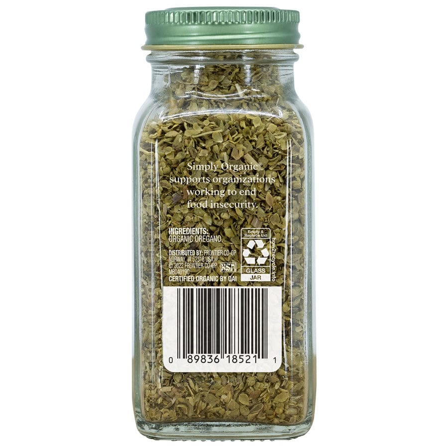 Frontier Co-Op Simply Organic Oregano .75 oz