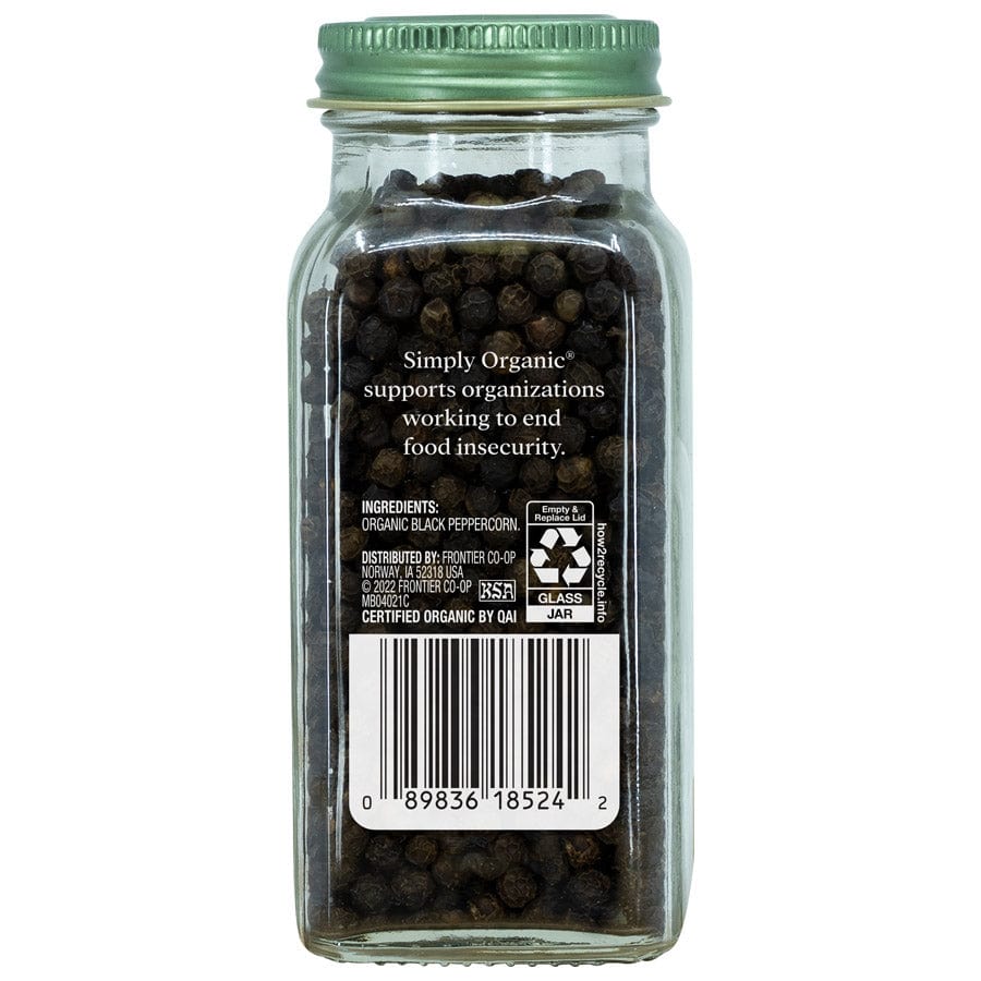 Whole Black Peppercorns