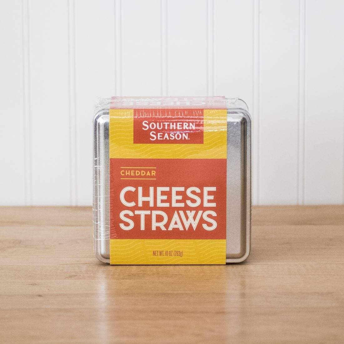 Southern Season Cheddar Cheese Straws 10 oz Tin - Cheese Straws