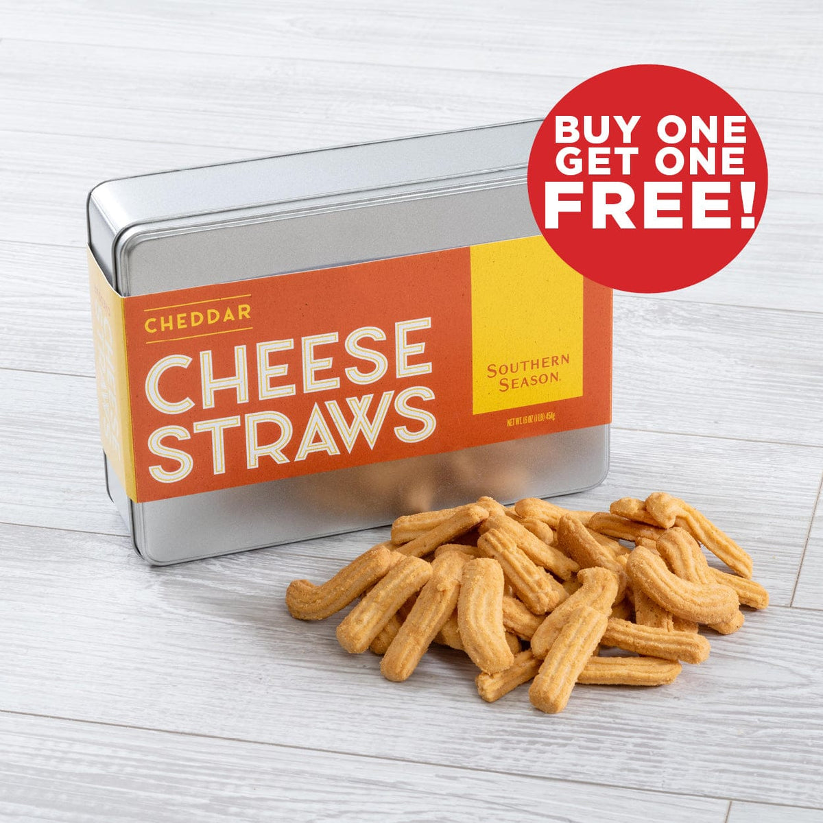 Southern Season Southern Season Cheddar Cheese Straws 16 oz Tin