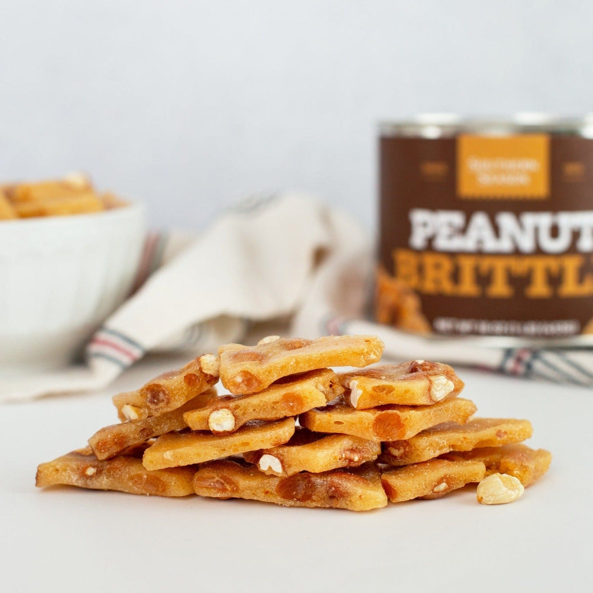 Southern Season Peanut Brittle 16 oz - Old Fashioned Candy
