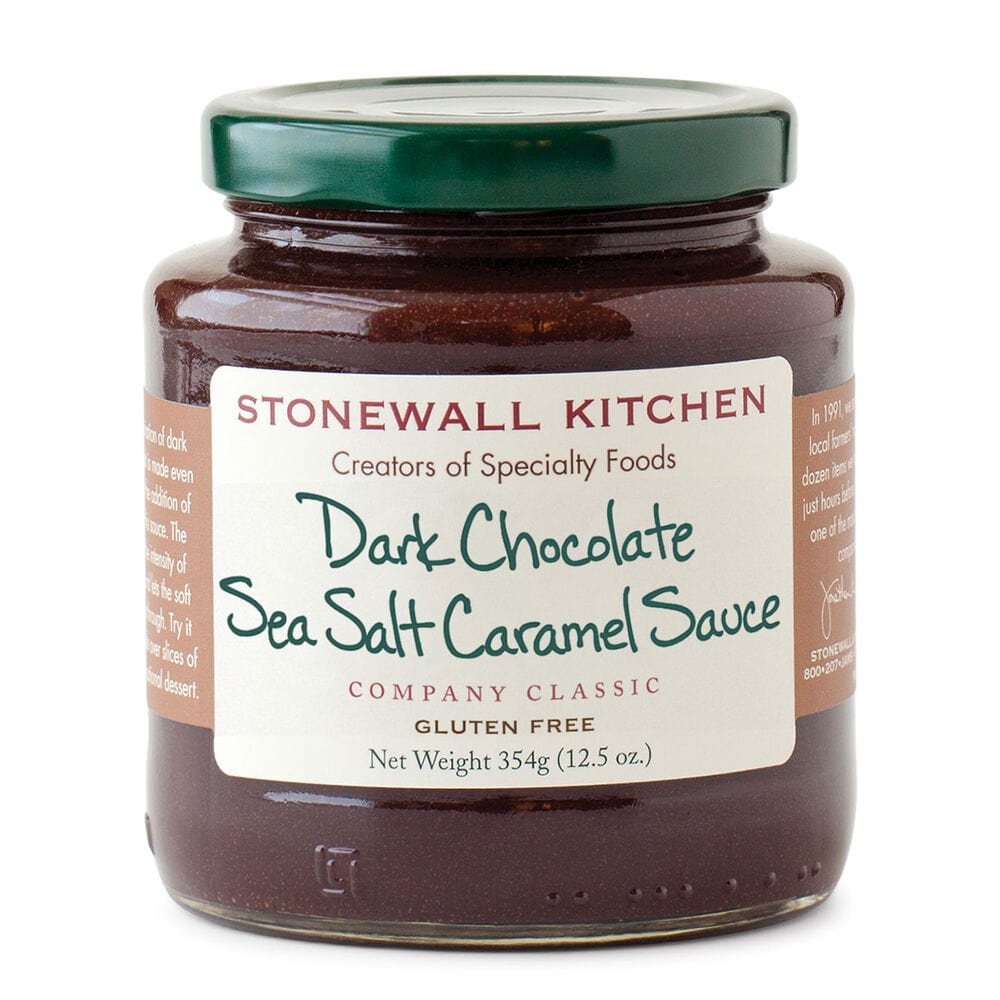 Stonewall Kitchen Dark Chocolate Sea Salt Caramel Sauce - Chocolate