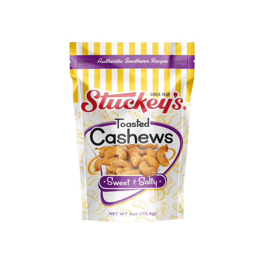 Stuckey's Sweet & Salty Toasted Cashews 4 oz Southern Season