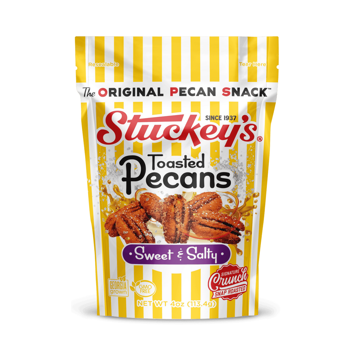 Stuckey's Sweet &amp; Salty Toasted Pecans 4 oz - Nuts