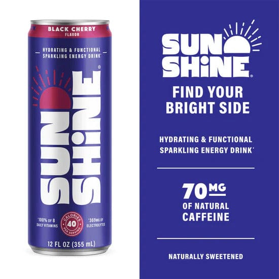 Sunshine Beverage Sunshine Black Cherry Energy Drink