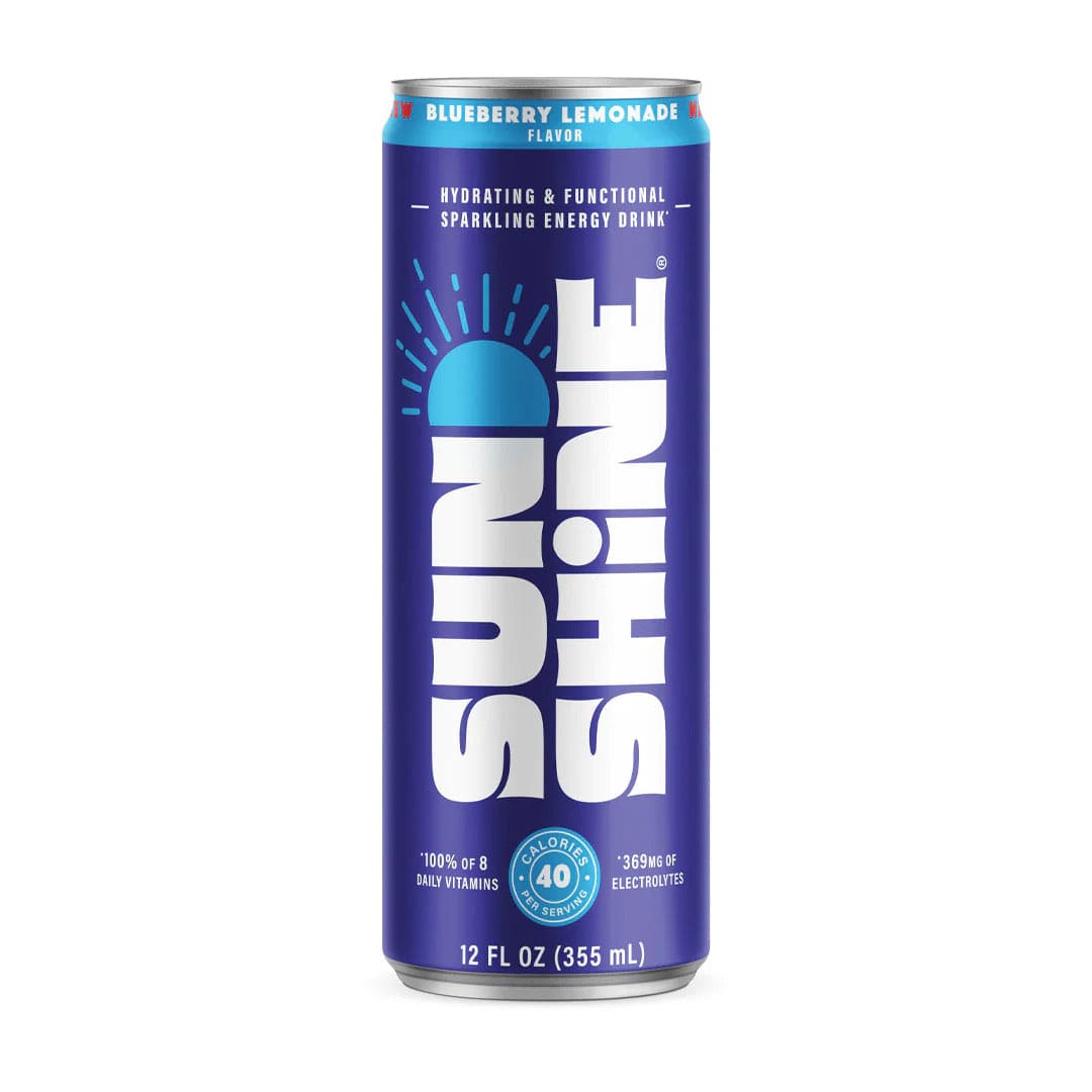 Sunshine Beverage Sunshine Blueberry Lemonade Energy Drink
