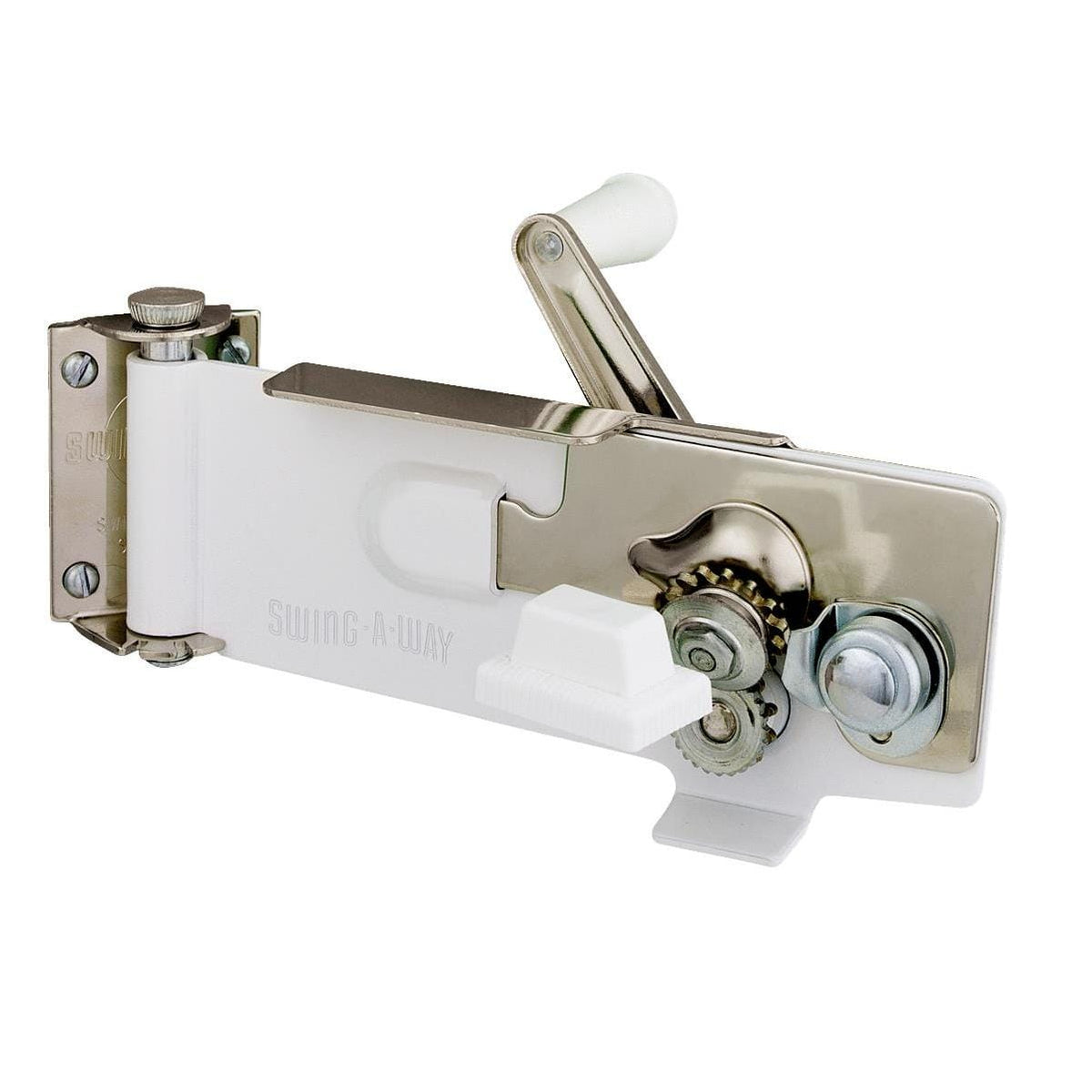 Swing A Way Wall Can Opener with Magnetic Lid Lifter - Can & Jar Openers