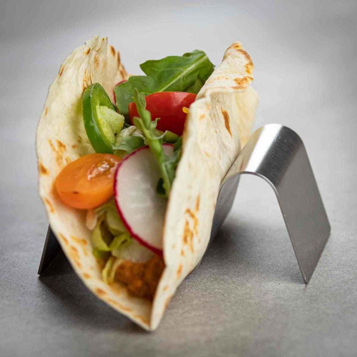 Southern Season Taco Taxi Stainless Steel Server