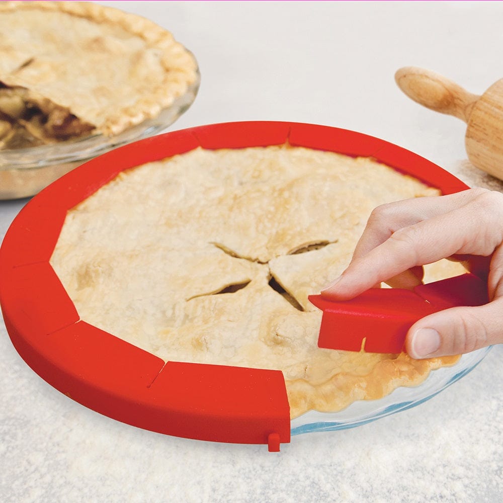 Talisman Designs Adjustable Silicone Pie Shield - Baking Accessories