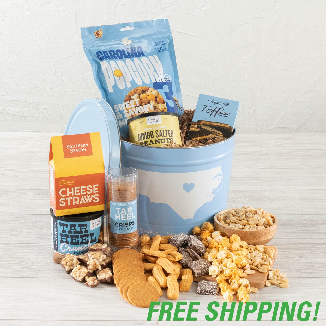 Tar Heel Tin - Gift Basket