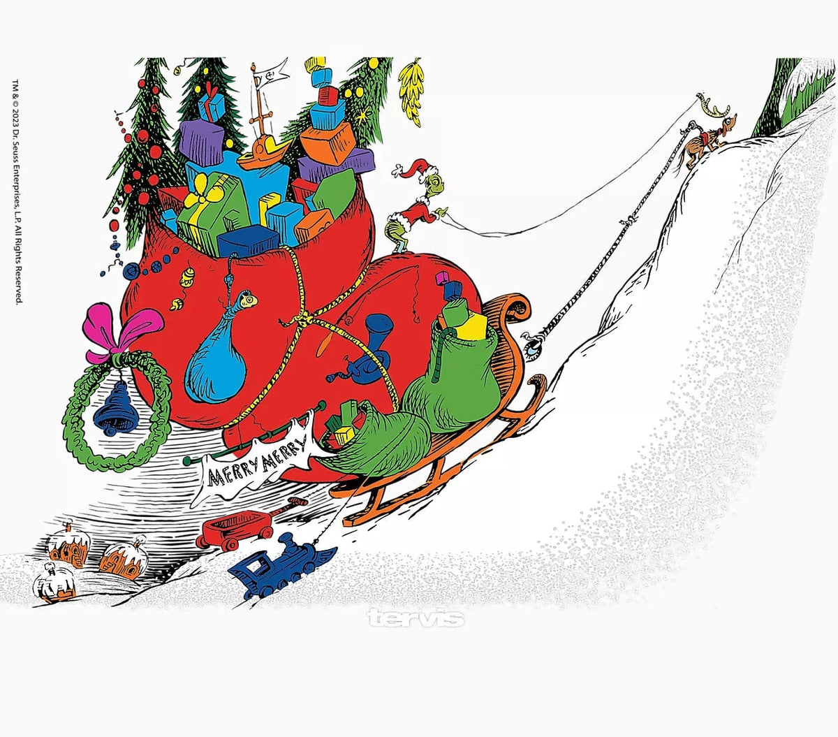 Tervis Tumbler Tervis Dr. Seuss Grinch All Packed Up 24 oz Tumbler