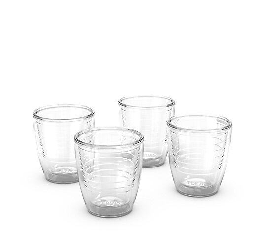 Tervis Tumbler 12 oz Set of Four - Clear - Insulated Drinkware