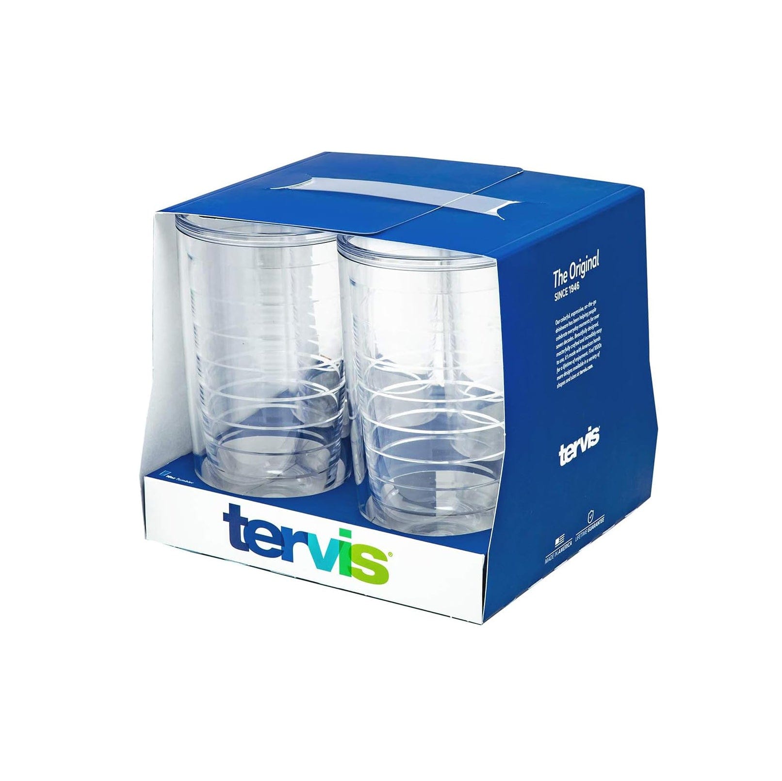 Tervis 16oz Clear Tumbler 4 Pack