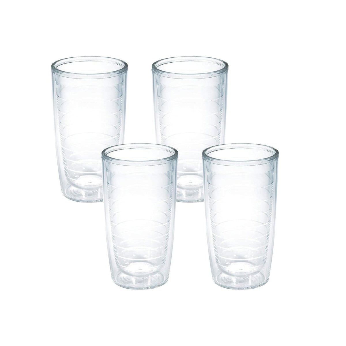 Tervis Tumbler 16 oz Set of Four - Clear - Insulated Drinkware