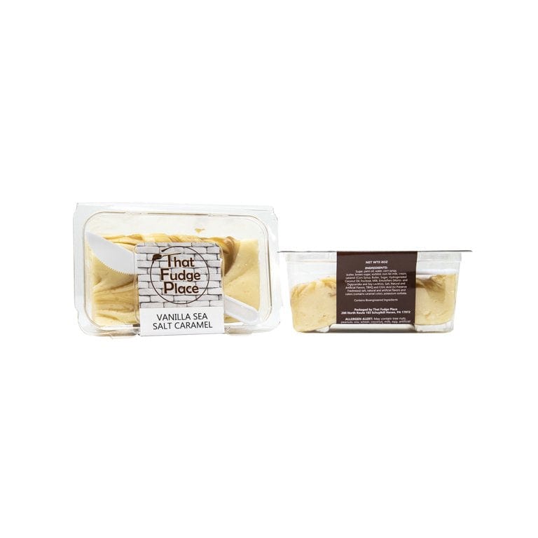 That Fudge Place Vanilla Sea Salt Caramel Fudge 8 oz - Candy