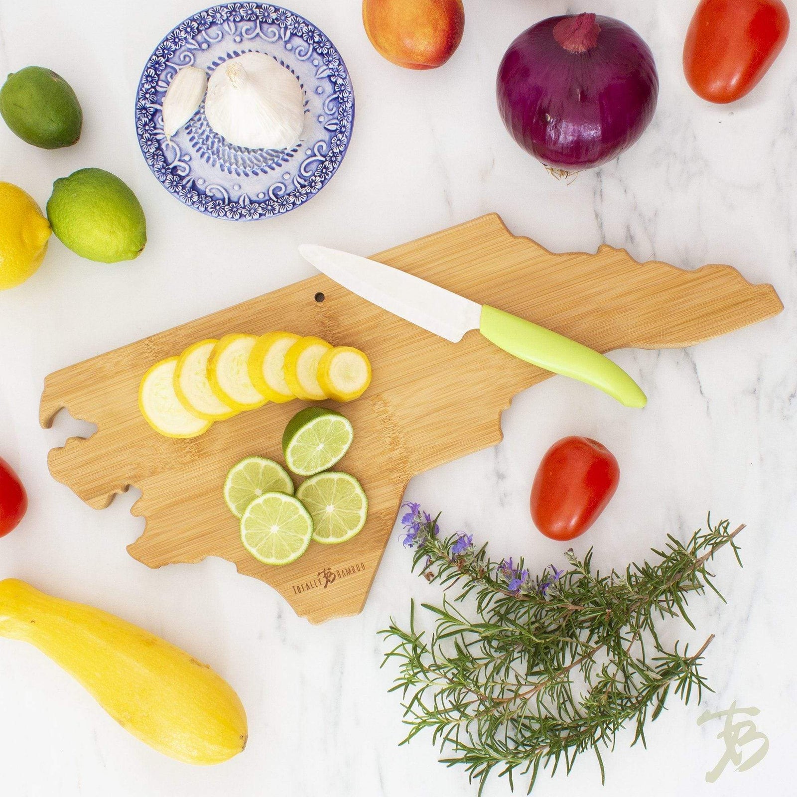Totally Bamboo Destination North Carolina Bamboo Cutting Board - North Carolina Gifts