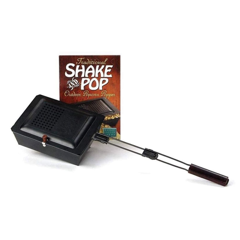 Wabash Valley Farms Traditional Shake &amp; Pop Outdoor Popcorn Popper