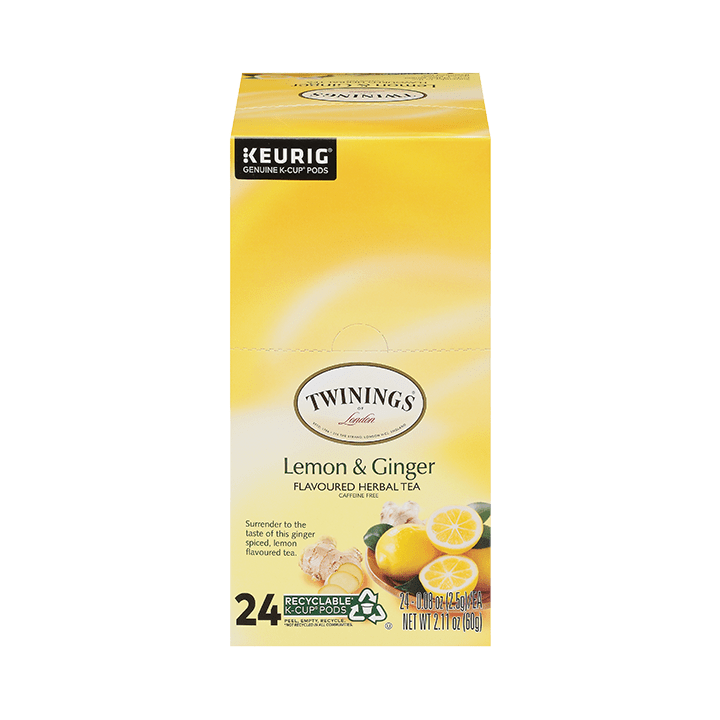 Twinings Lemon &amp; Ginger K-Cups 24 CT - K-Cups