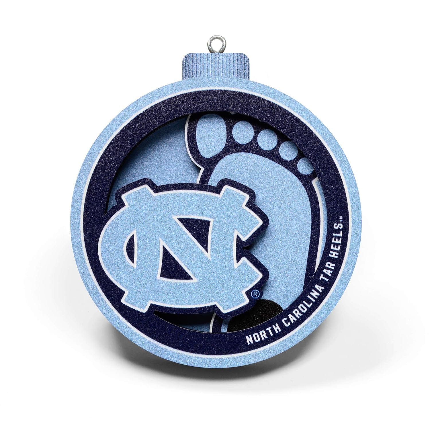 You the Fan UNC 3D Logo Series Ornament