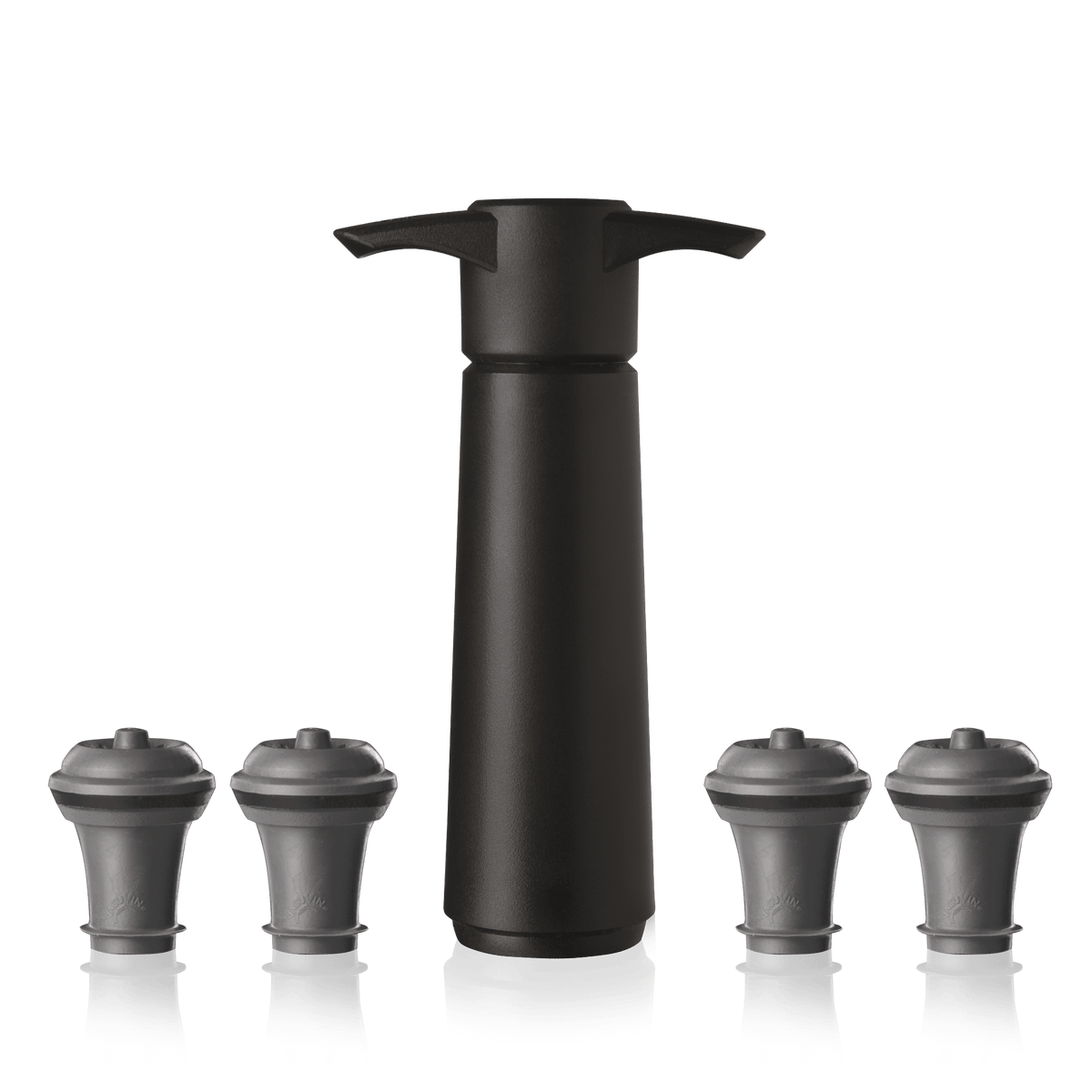 Vacuvin Vacu vin Wine Saver Black - 4 Stoppers