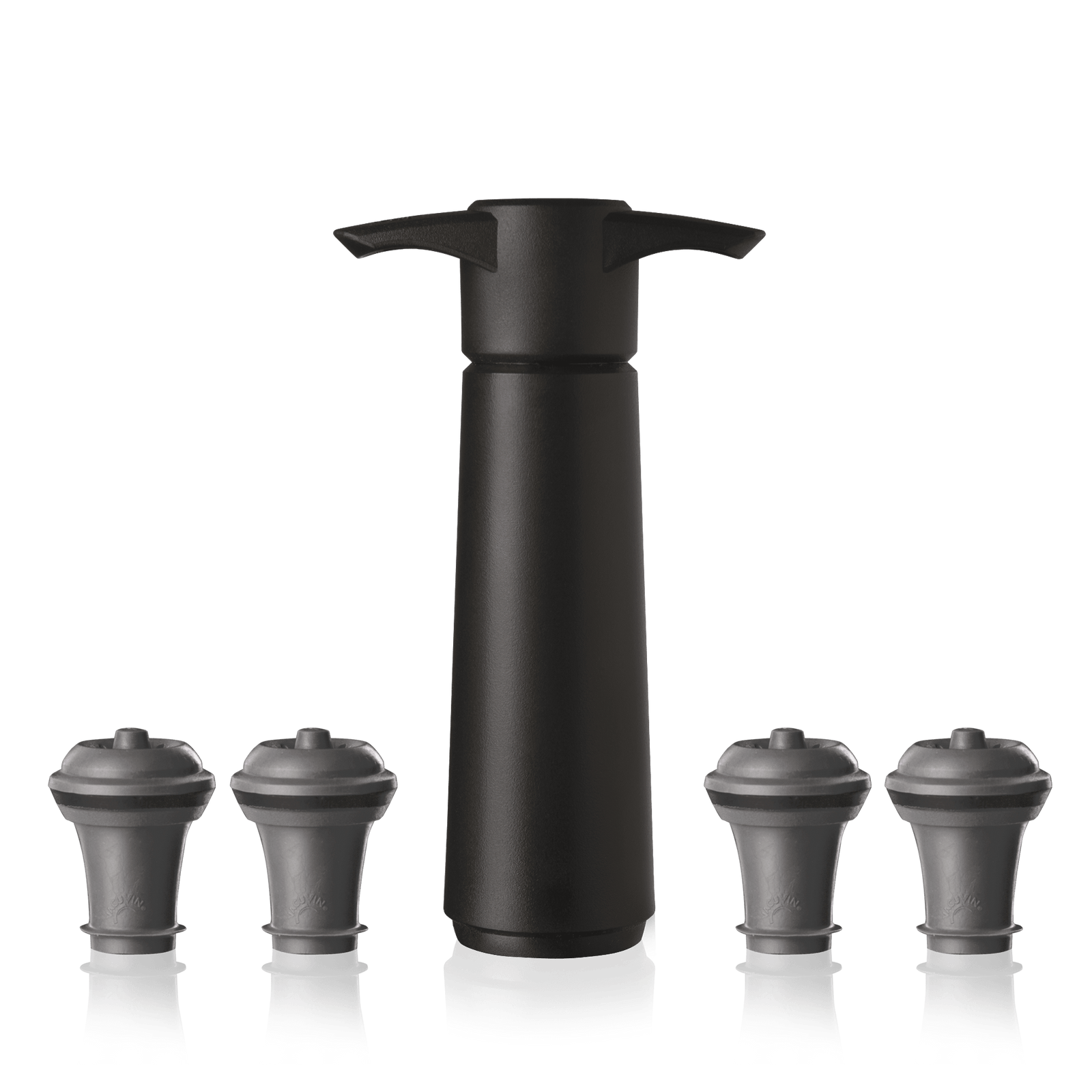 Vacuvin Vacu vin Wine Saver Black - 4 Stoppers