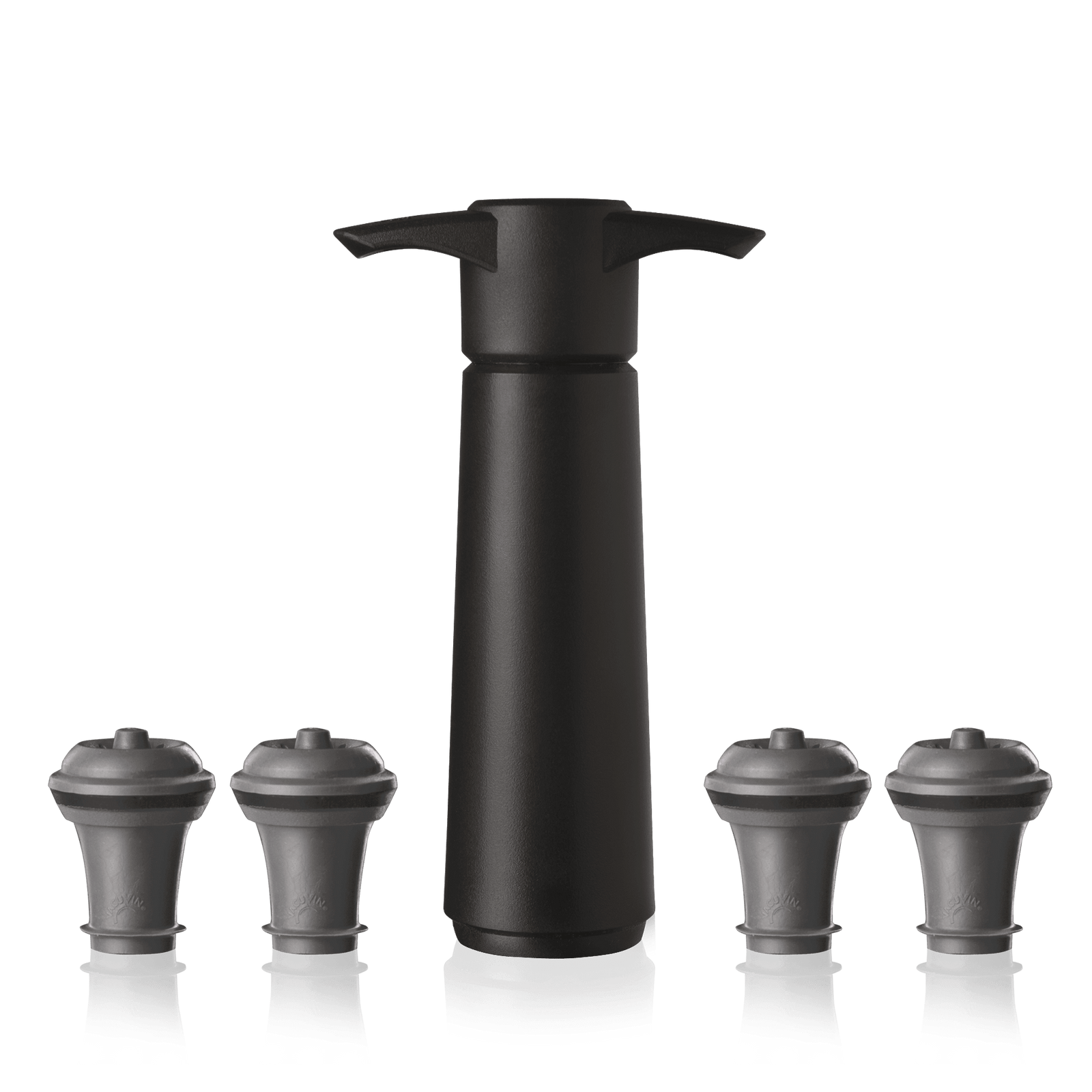 Vacu vin Wine Saver Black - 4 Stoppers - Wine Accessories
