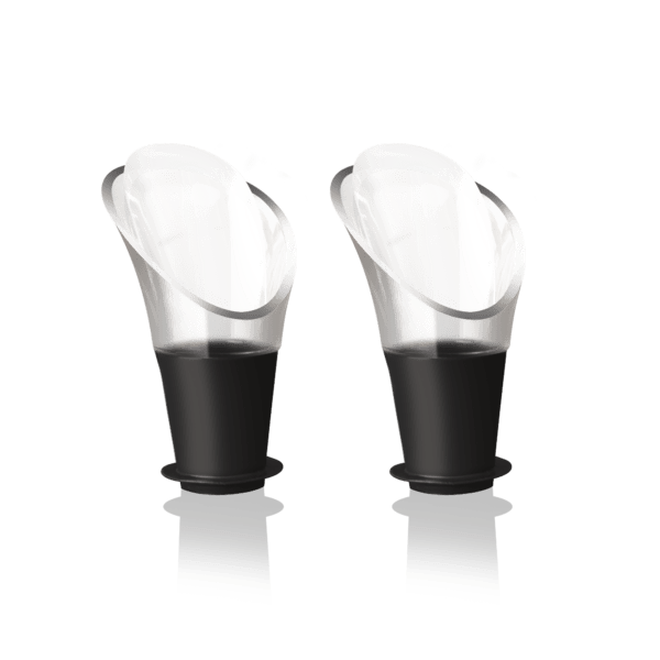 Vacu Vin Wine Server Crystal Set of 2 - Wine Accessories