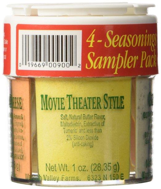 Wabash Valley Farms Wabash Valley Farms 4 Seasonings Popcorn Sampler Pack, 0.7 oz
