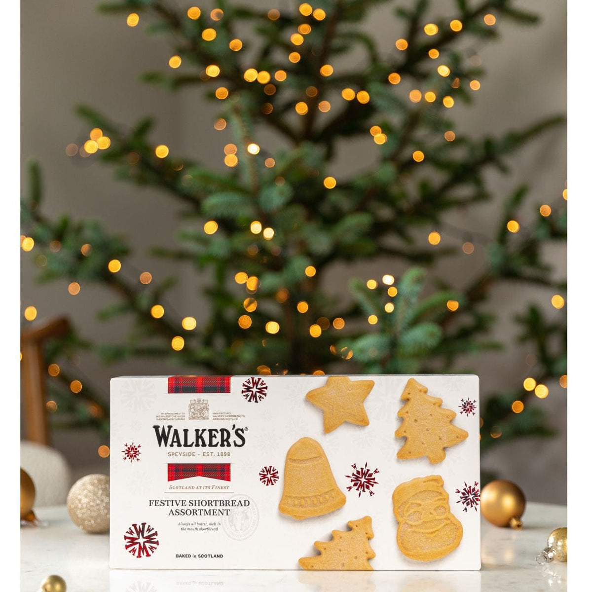 Walker&#39;s Walker&#39;s Festive Shapes Shortbread 12.3 oz