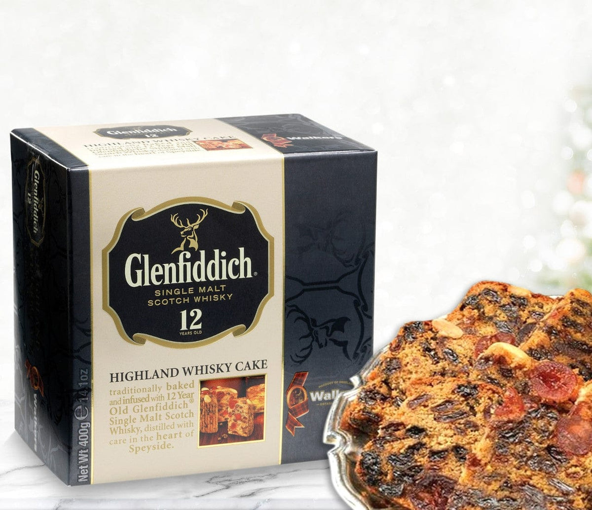 Walker's Highland Whisky Cake 14 oz - Cakes