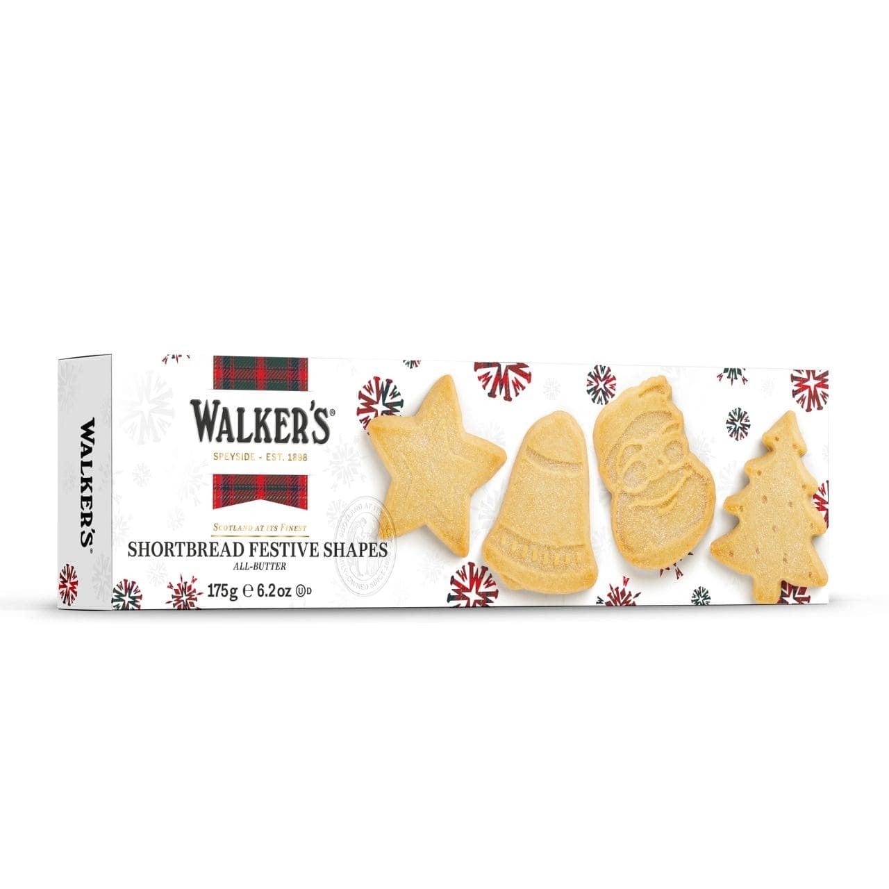 Walkers Shortbread Festive Shapes Shortbread Holiday Box 6.2 oz - Cookies