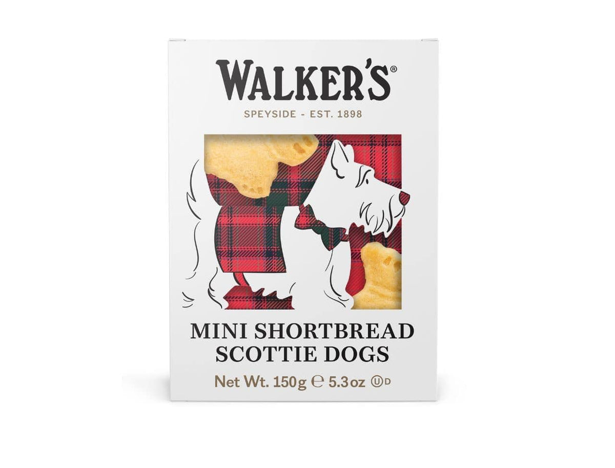 Walker&#39;s Walkers Shortbread Mini Scottie Dog Carton 5.3 oz.