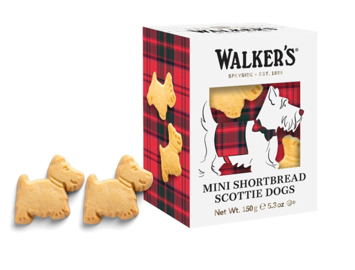 Walker&#39;s Walkers Shortbread Mini Scottie Dog Carton 5.3 oz.