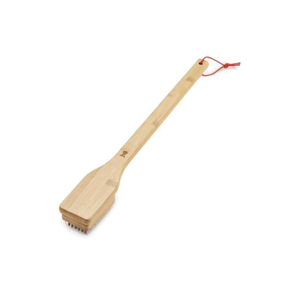 Weber 18" Long Bamboo Grill Brush - BBQ Tool