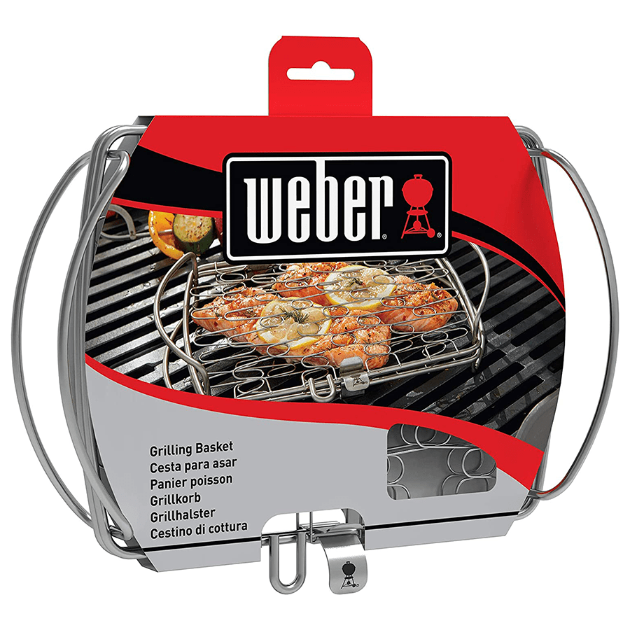Weber Stainless Steel Small Fish Basket - BBQ Tool