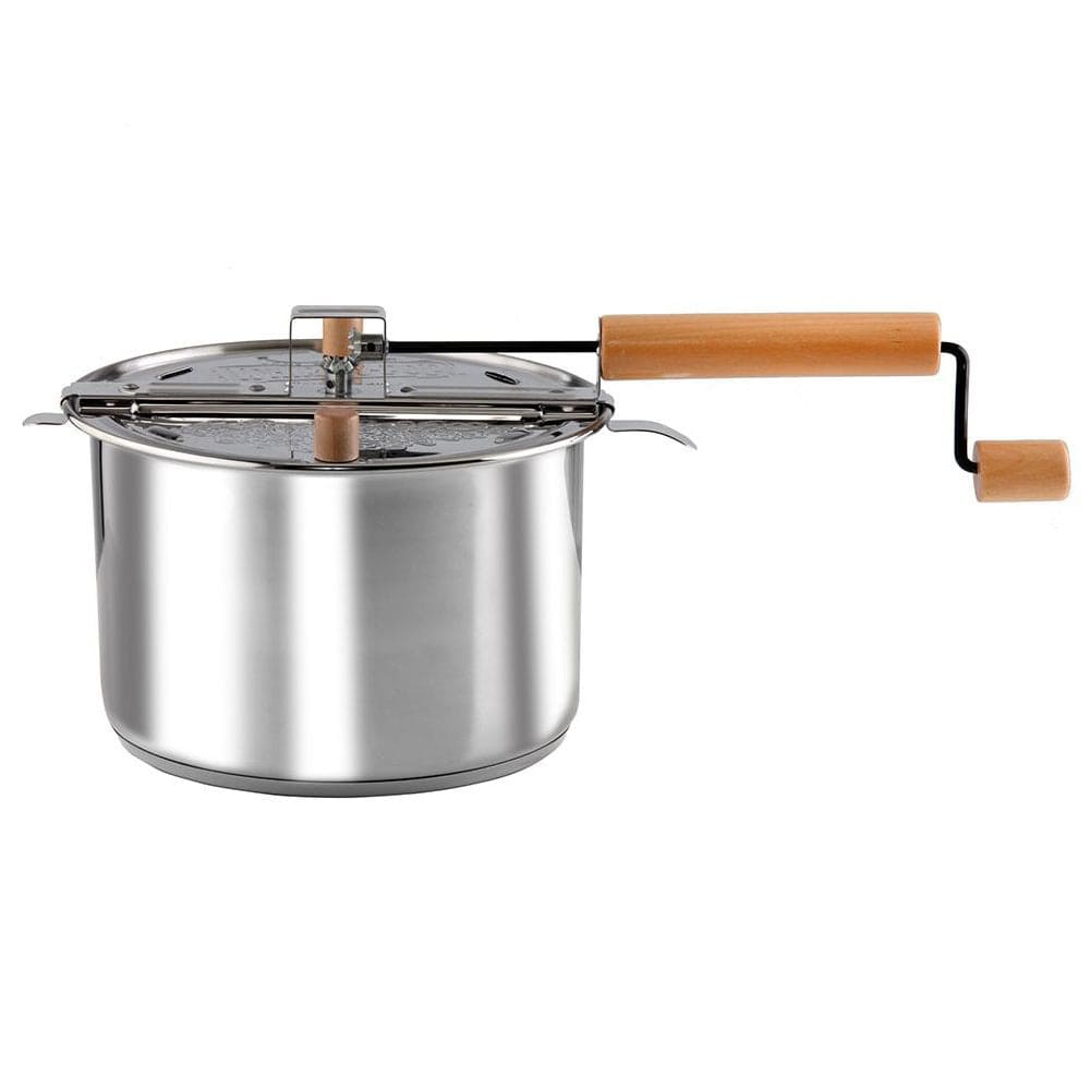 Southern Season Whirley Pop Stainless Steel Popcorn Popper