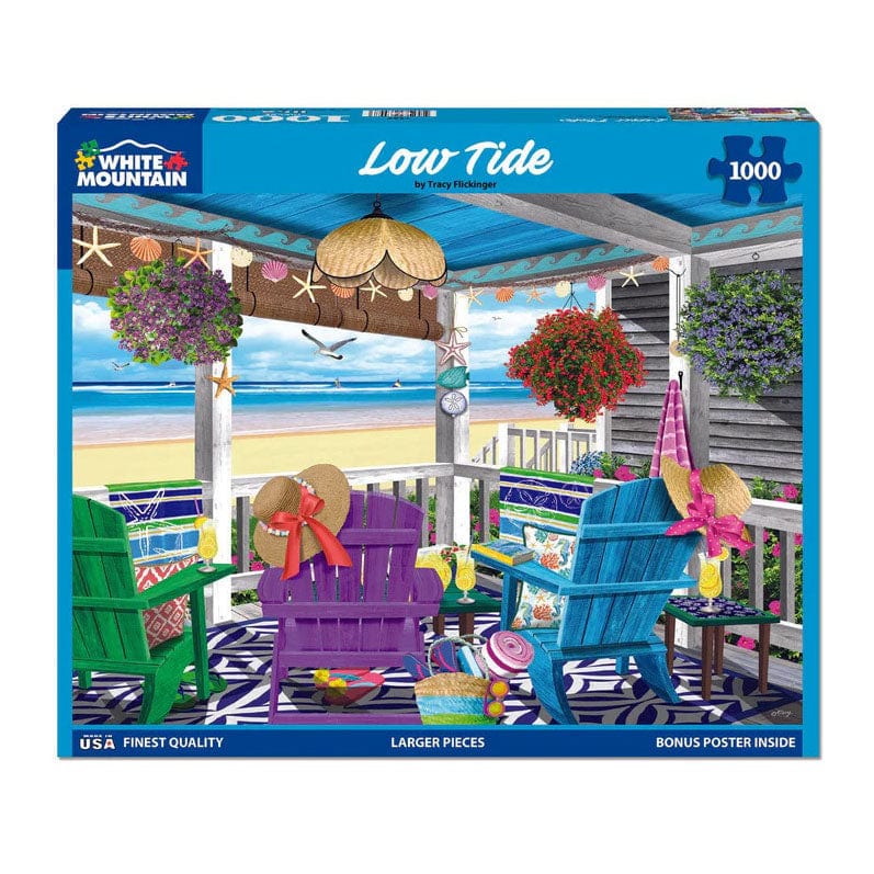 White Mountain Puzzles White Mountain 1000 Piece Puzzle - Low Tide