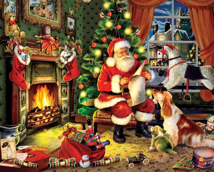 White Mountain Puzzles White Mountain Checking Twice 1000 pc Puzzle