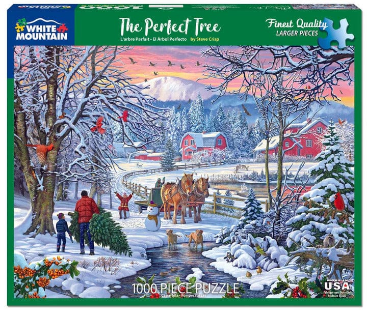 White Mountain Puzzles - The Perfect Tree - 1000 Piece Jigsaw Puzzle - Games