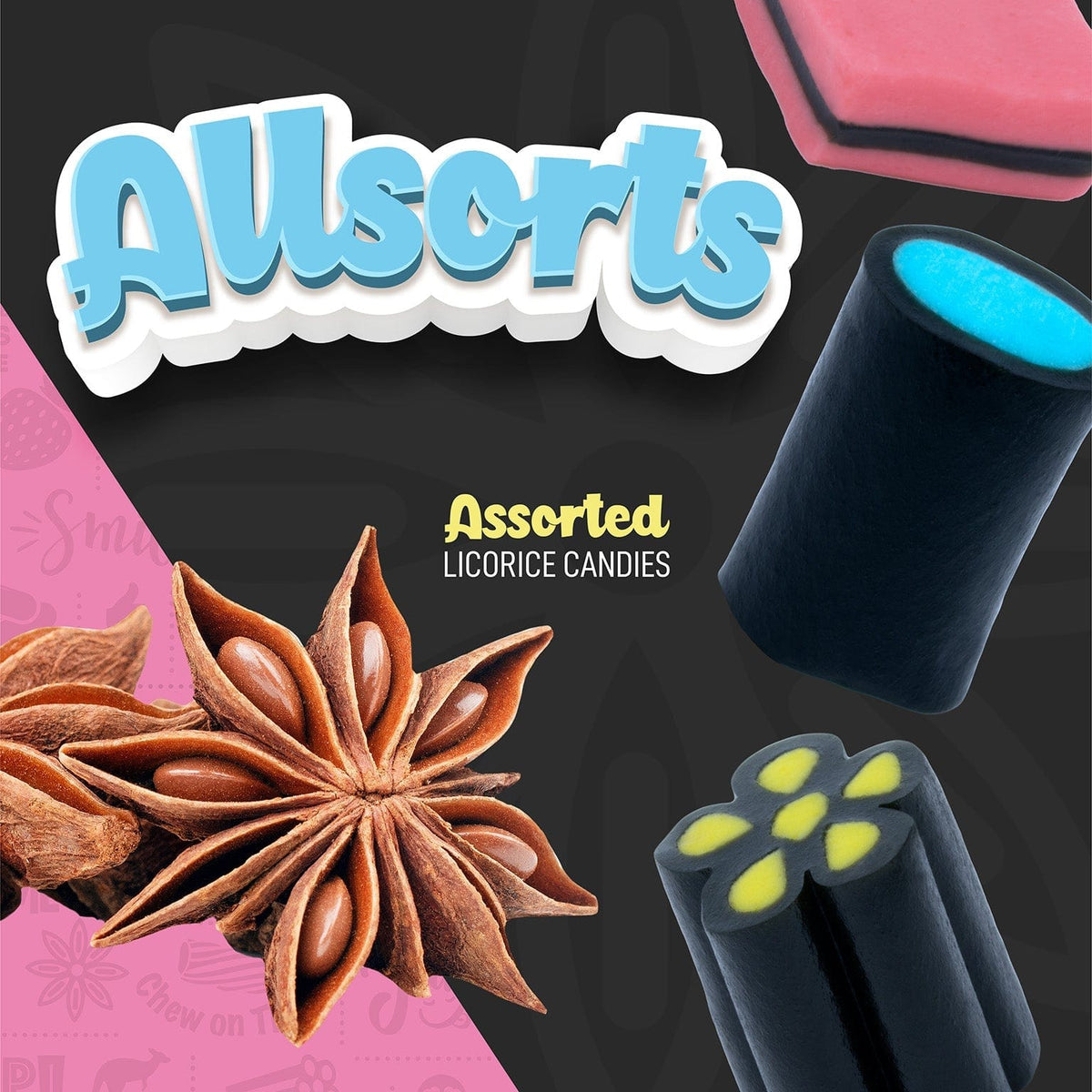 Wiley Wallaby Wiley Wallaby Allsorts Licorice Bag 8oz