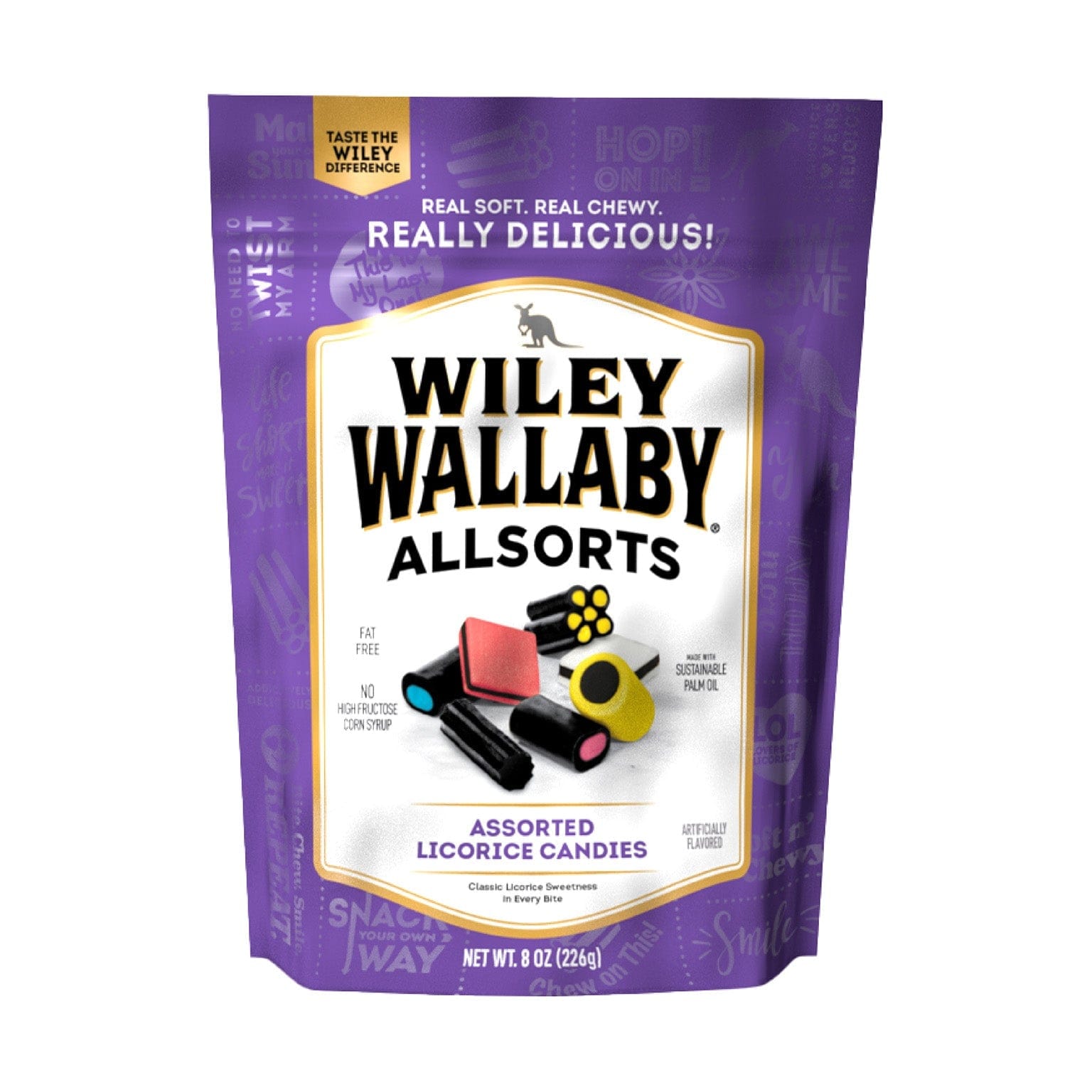 Wiley Wallaby Wiley Wallaby Allsorts Licorice Bag 8oz