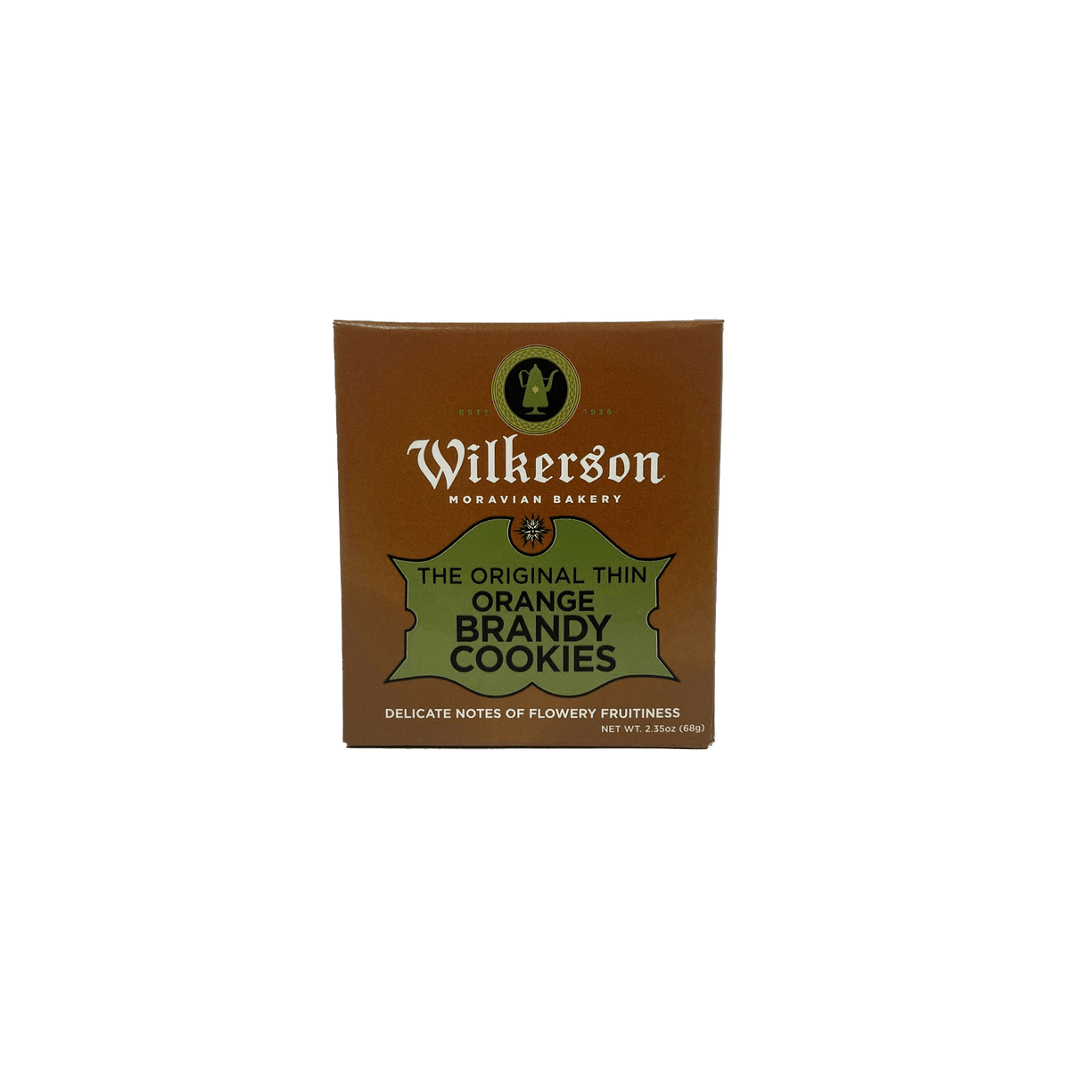 Wilkerson&#39;s Bakery WIlkerson Moravian Orange Brandy Cookies 2.6 oz