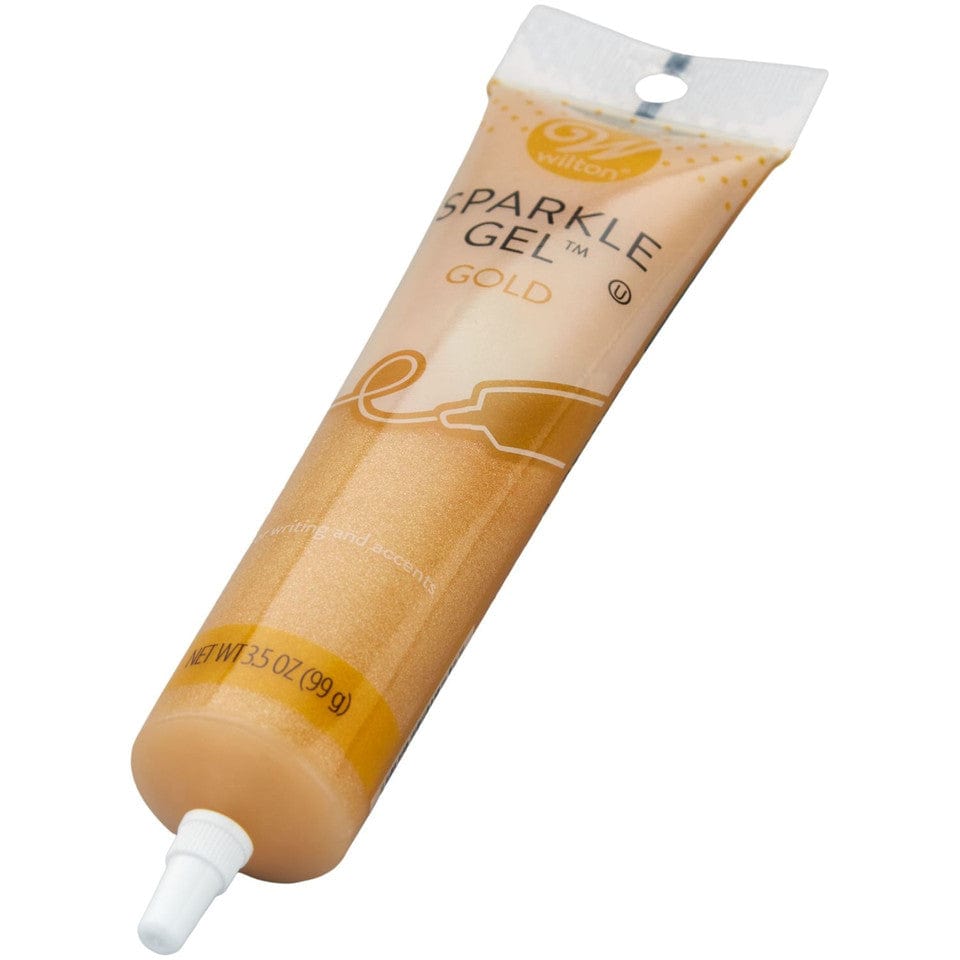 Wilton Gold Sparkle Gel 3.5 oz - Baking Mix