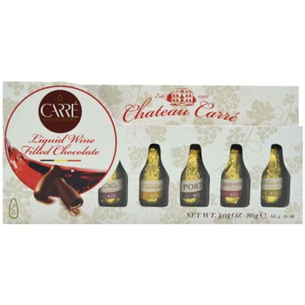 Gourmet International Wine Filled Chocolate Bottles Box