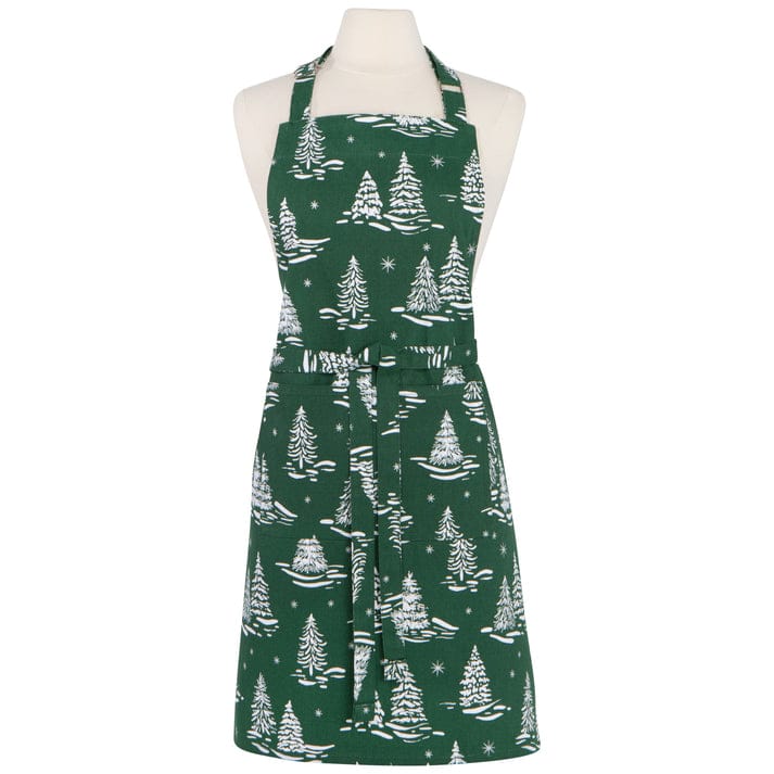 Winter Frost Christmas Chef Apron - Linen