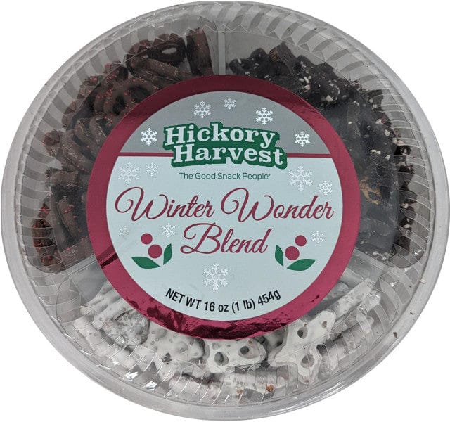 Winter Wonder Blend Chocolate Covered Pretzel Tray 16 oz - Seasonal Food &amp; Candy