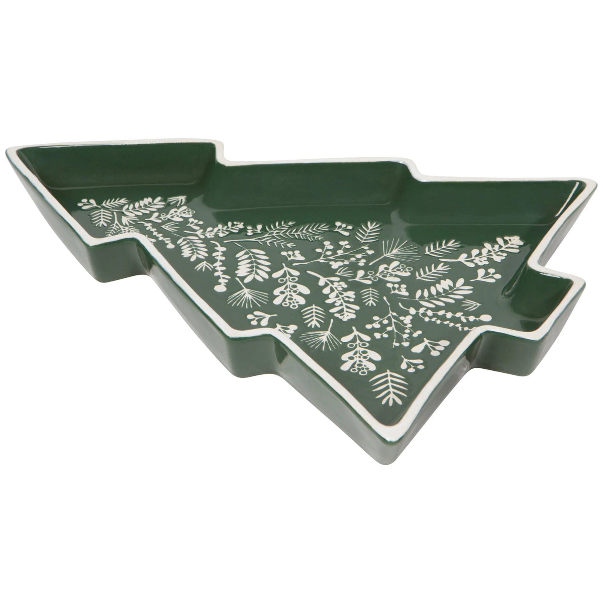 Winterberry Shaped Tray - Linen