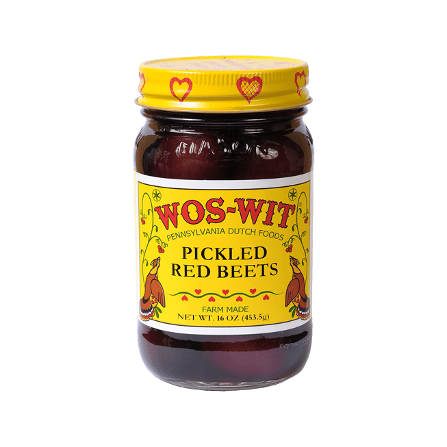 Wos-Wit Pickled Red Beets 16 oz - Pickled